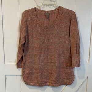Chico's Women's Marled Brown Sweater